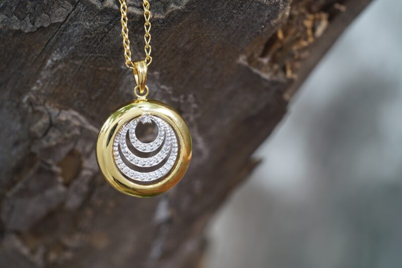 Golden & Sterling Silver Locket - Image 2