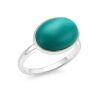 Turquoise silver ring