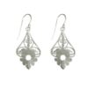 Filigree Dangel Earring In 925 Silver