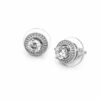 Cz 925 Silver Earring Tops