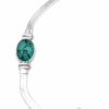 925 Sterling Silver Snake Chain Bracelet With A Turquoise Gemstone