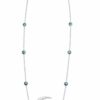 SILVER MOON DESIGN LABRADORITE STONES NECKLACE