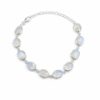SILVER MOONSTONE STONE BRACELET