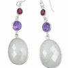 PREMIUM MULTI-STONE STERLING SILVER EARRINGS