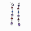 PREMIUM 925 SILVER MULTI STONE EARRINGS